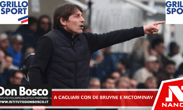 Napoli in corsa, a Cagliari con De Bruyne e McTominay Conte avrà i due big titolari, tre punti per sperare nello sprint scudetto