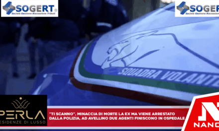 “Ti scanno”, minaccia di morte la ex ma viene arrestato dalla Polizia Ad Avellino due agenti finiscono in ospedale