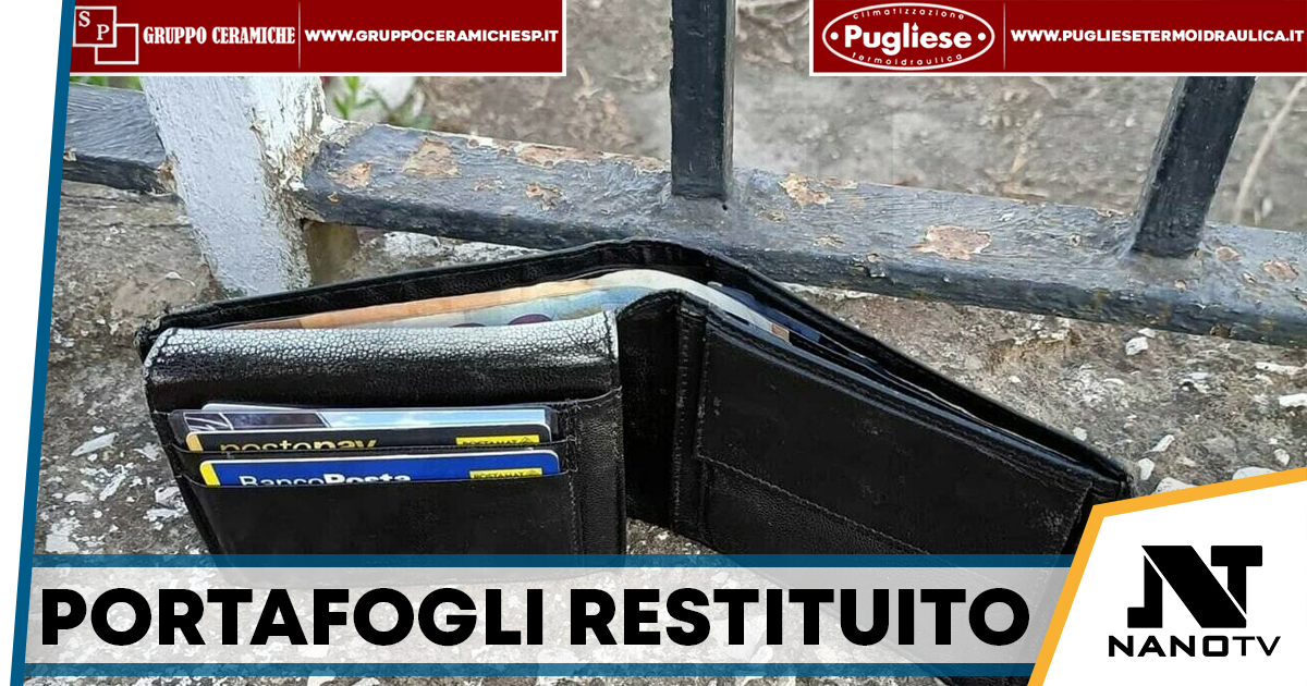 Napoli, trova portafogli con la pensione e lo restituisce: gesto di grande onestà