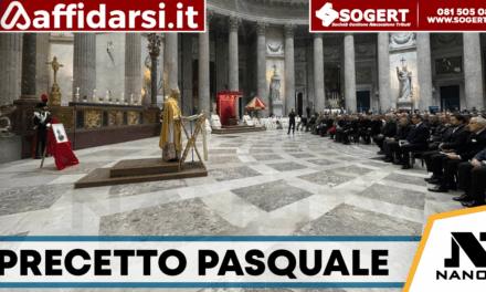 Napoli, celebrato il Precetto Pasquale Interforze a Piazza del Plebiscito