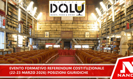 EVENTO FORMATIVO REFERENDUM COSTITUZIONALE (22 E 23 MARZO 2026): POSIZIONI GIURIDICHE