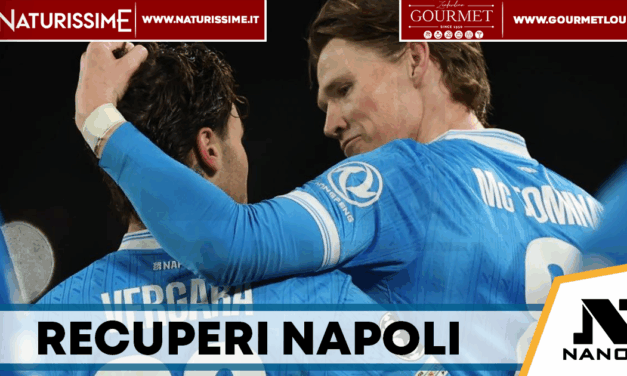 Napoli, buone notizie dall’infermeria: recuperano McTominay e Lobotka, Vergara ko per fascite plantare