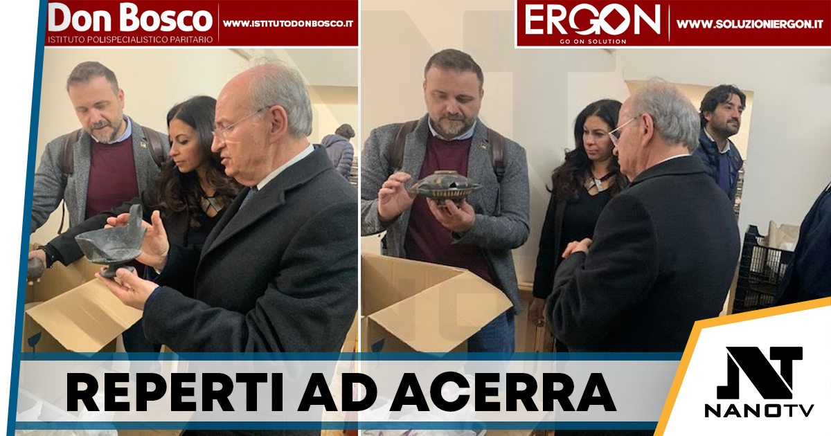 Acerra, tornano antichi reperti al Museo Archeologico nel Castello dei Conti