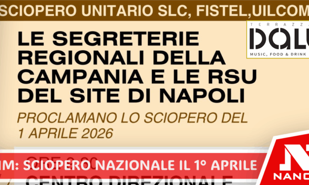 Telecontact (Gruppo TIM): è sciopero nazionale il 1° aprile. Manifestazione a Napoli contro tagli e precarizzazione.