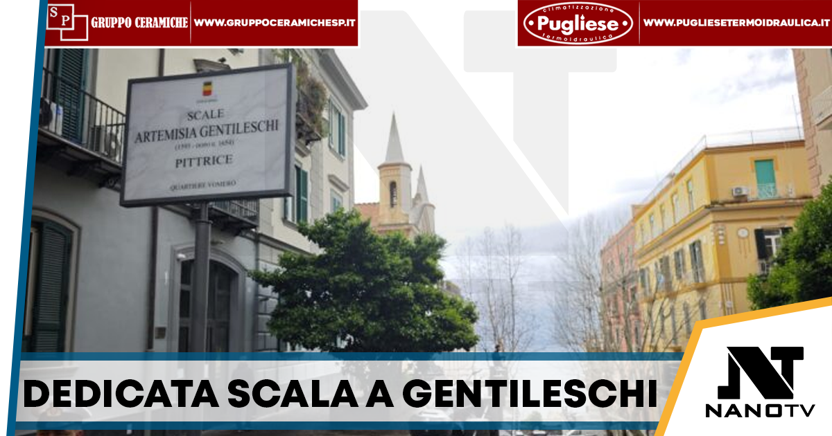 Napoli dedica una scalinata ad Artemisia Gentileschi: omaggio alla grande pittrice del Barocco