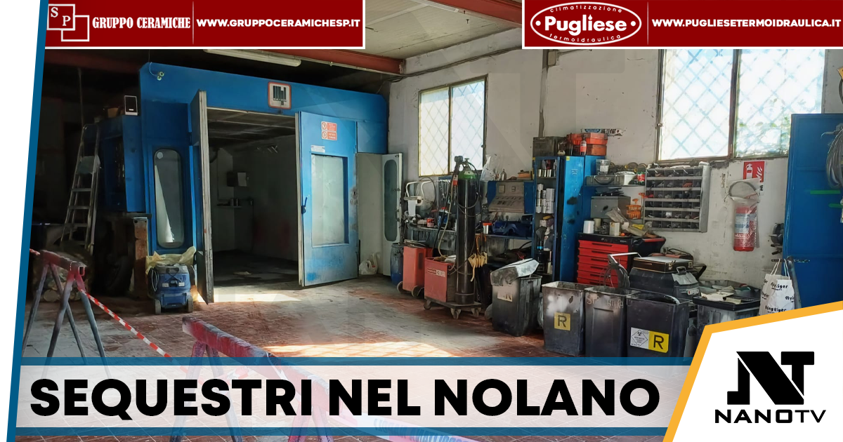 Nolano, quattro attività sequestrate per violazioni ambientali: controllati anche 40 veicoli