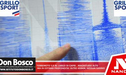 Terremoto 5.9 al largo di Capri. Magnitudo alta ma in estrema profondità, oltre 400 km, nessun danno  continua su: https://www.fanpage.it/napoli/terremoto-5-9-stasera-al-largo-di-capri-magnitudo-alta-ma-in-estrema-profondita-nessun-danno/ https://www.fanpage.it/