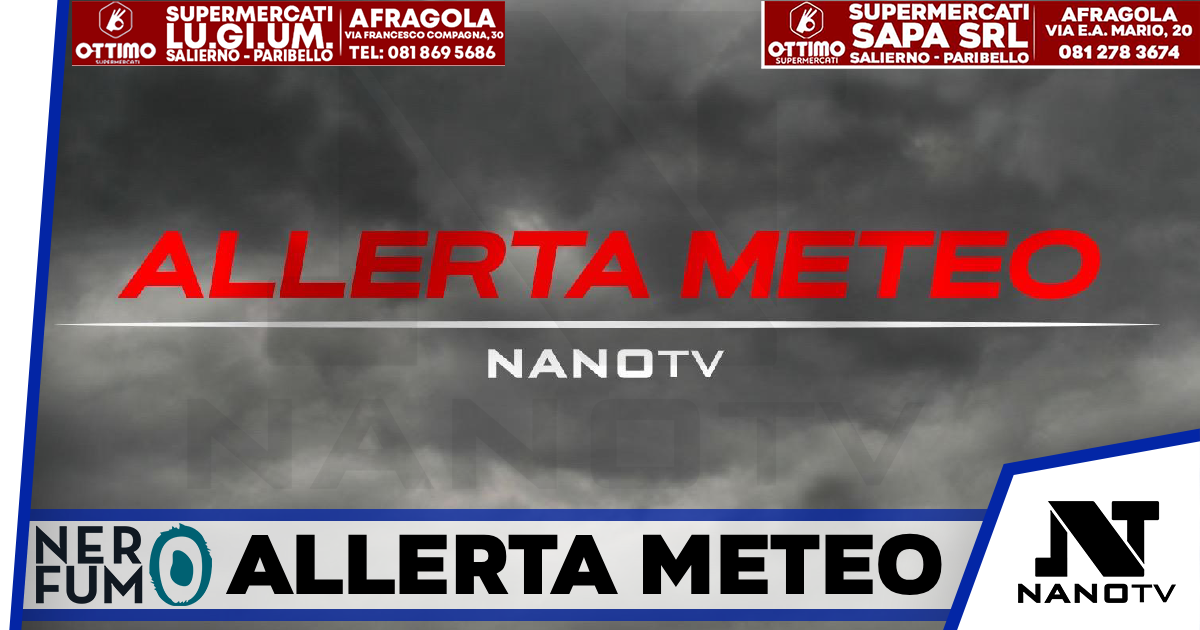 ALLERTA METEO PER VENTI FORTI E MARE AGITATO DALLA MEZZANOTTE