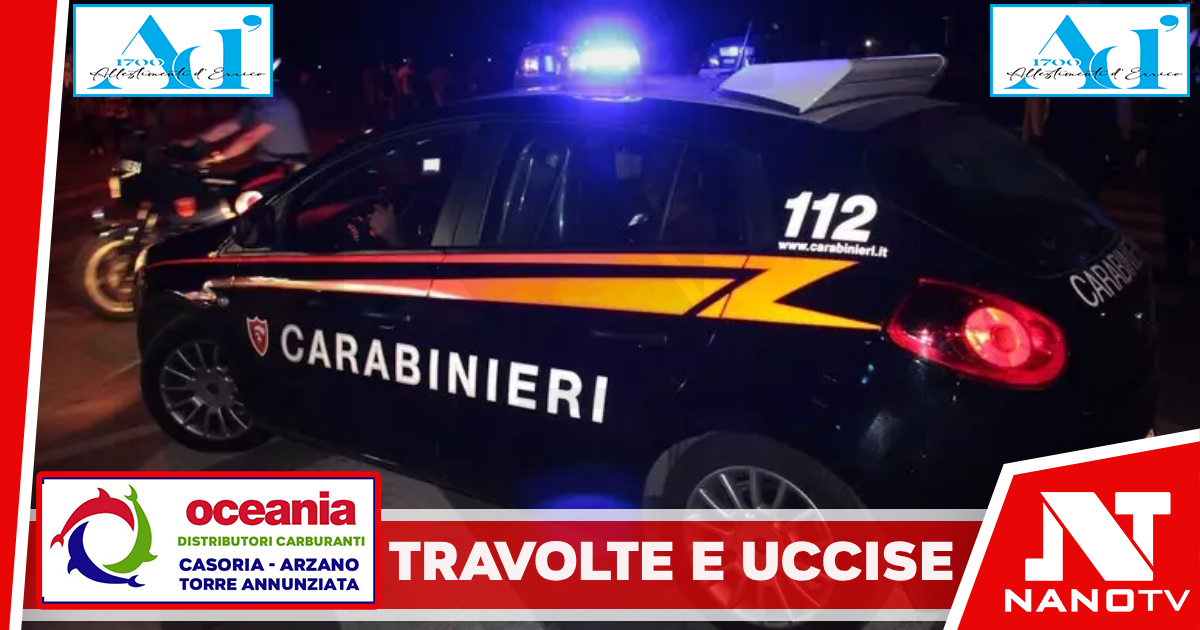 Due donne travolte e uccise da un’auto a Napoli Stavano attraversando la strada. La vettura sembra procedesse ad alta velocità