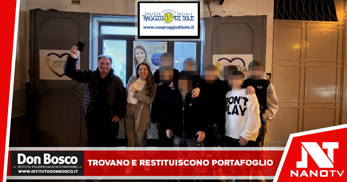 Trovano portafoglio con soldi e documenti e lo restituiscono integro