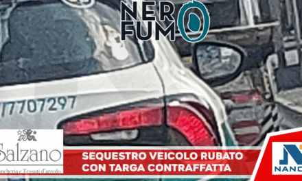*Arzano, la Polizia Metropolitana di Napoli sequestra un veicolo rubato con targa contraffatta e ferma un pluripregiudicato*