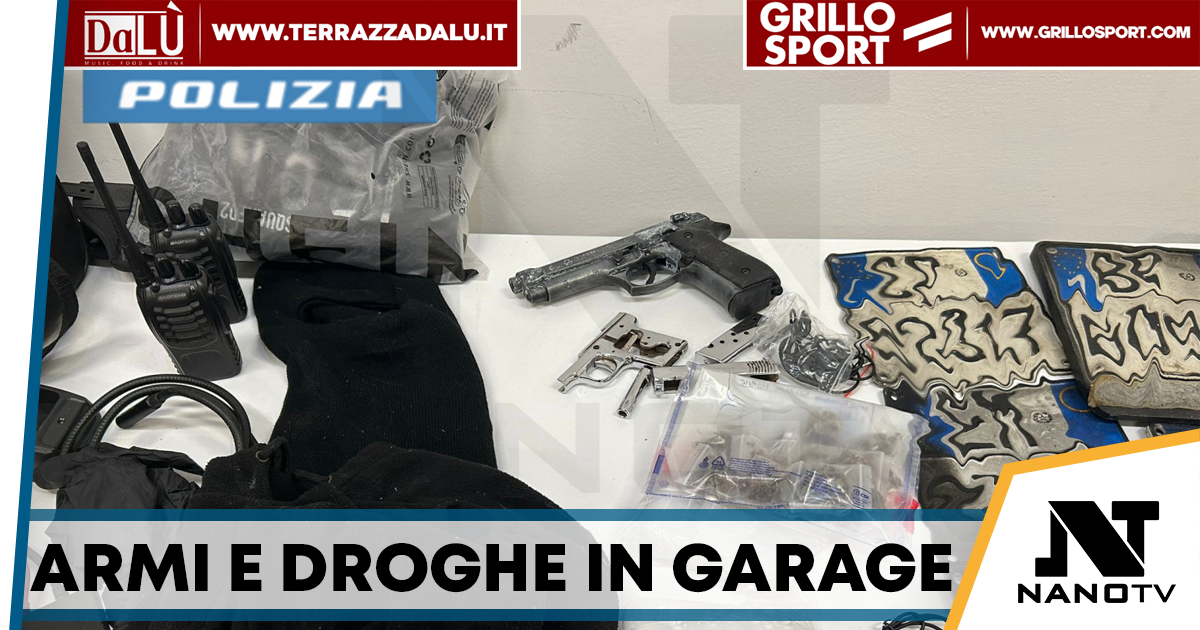 Melito di Napoli, armi e droga nascoste in un garage: arrestati un 48enne e un 17enne