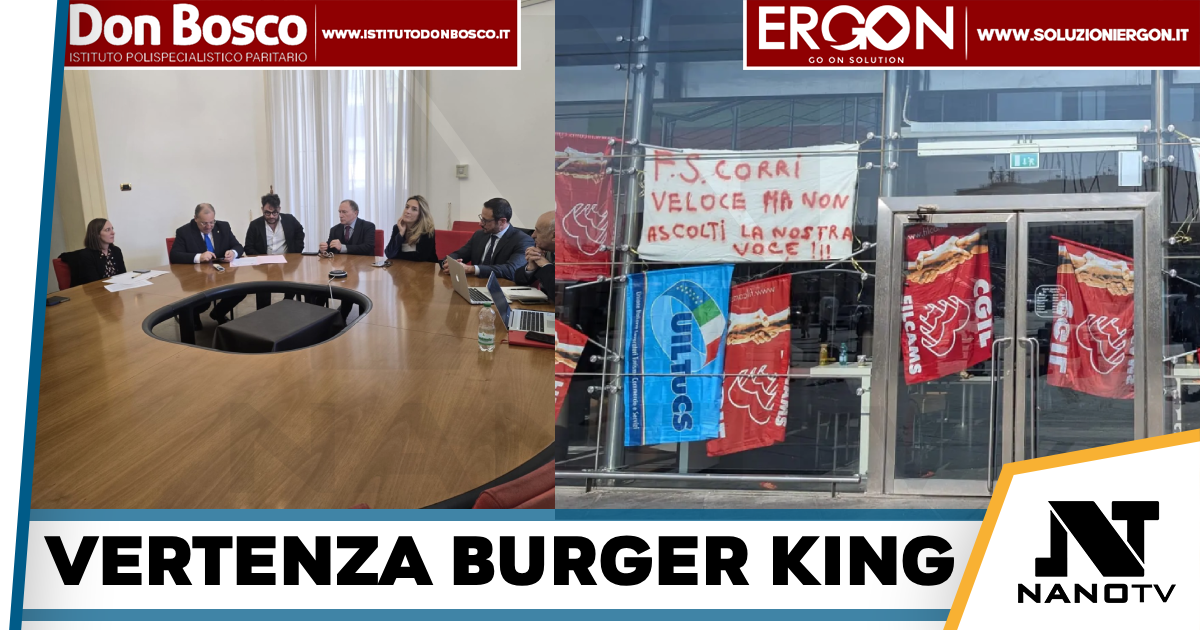 Napoli-In Prefettura la vertenza”Burger King”