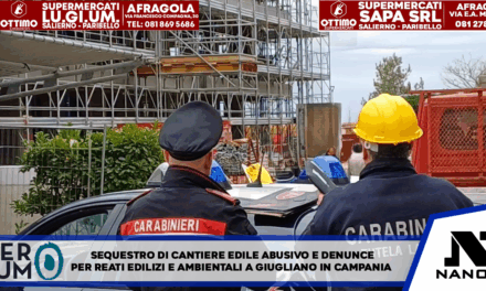 Sequestro di Cantiere Edile Abusivo e Denunce per Reati Edilizi e Ambientali a Giugliano in Campania