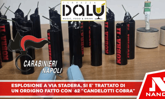 Esplosione via Stadera: si è trattato di un ordigno fatto con 62 “candelotti cobra”