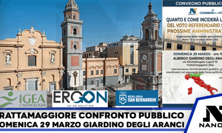 Frattamaggiore. Parte il dibattito pubblico sulle amministrative in citta’: amministratori a confronto