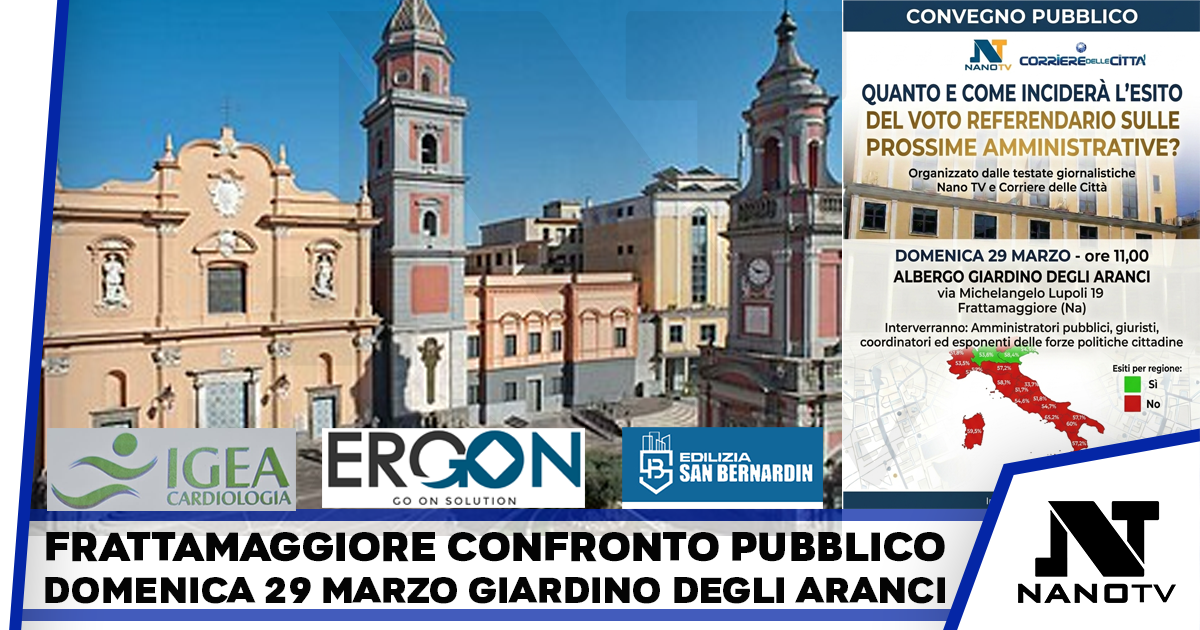 Frattamaggiore. Parte il dibattito pubblico sulle amministrative in citta’: amministratori a confronto