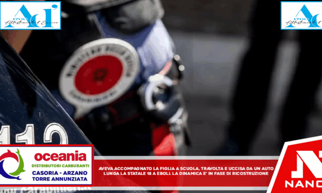 Aveva accompagnato la figlia a scuola, travolta e uccisa da un’auto Lunga la statale 18, ad Eboli. La dinamica è in fase di ricostruzione