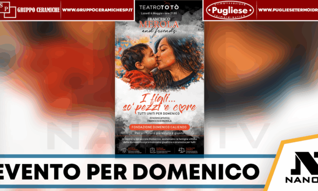 Napoli, serata benefica al Teatro Totò per la Fondazione Domenico Caliendo