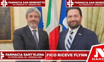 Fico riceve il console generale degli Stati Uniti a Napoli Flynn L’incontro occasione per confronto su future prospettive di cooperazione