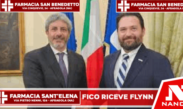 Fico riceve il console generale degli Stati Uniti a Napoli Flynn L’incontro occasione per confronto su future prospettive di cooperazione