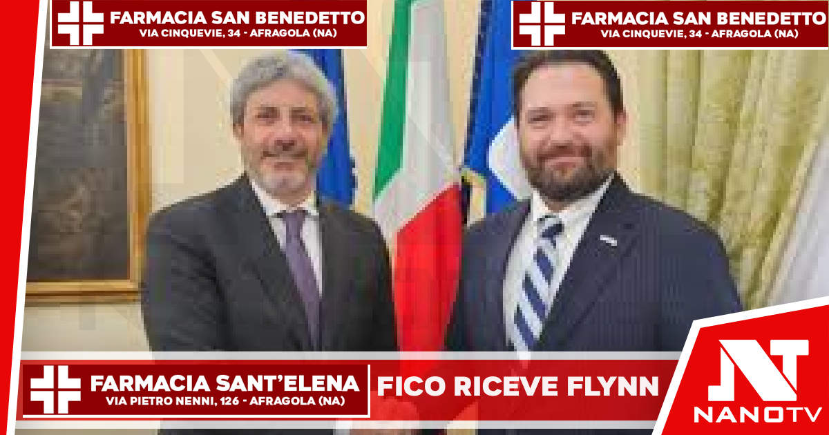 Fico riceve il console generale degli Stati Uniti a Napoli Flynn L’incontro occasione per confronto su future prospettive di cooperazione