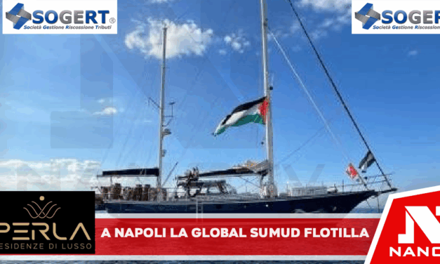 Gaza: tappa a Napoli per la Global Sumud Flotilla Volontari accolti a Mergellina, riparte la missione umanitaria via mare