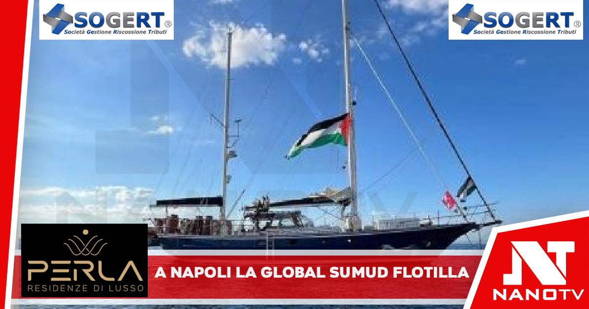 Gaza: tappa a Napoli per la Global Sumud Flotilla Volontari accolti a Mergellina, riparte la missione umanitaria via mare