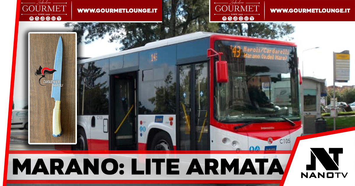 Lite armata su un autobus a Marano: arrestato un 28enne