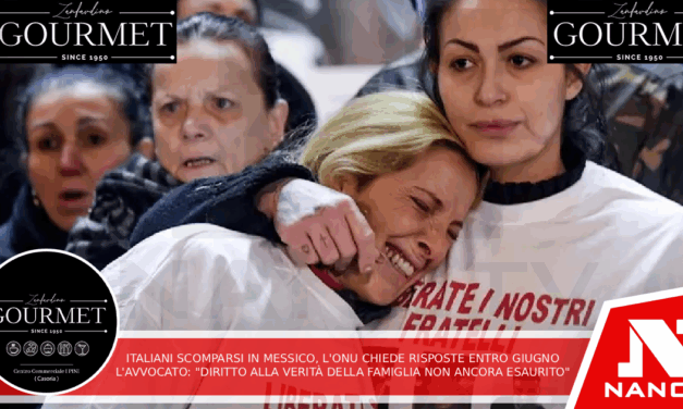 Italiani scomparsi in Messico, l’Onu chiede risposte entro giugno L’avvocato: “Diritto alla verità delle famiglie non ancora esaurito”