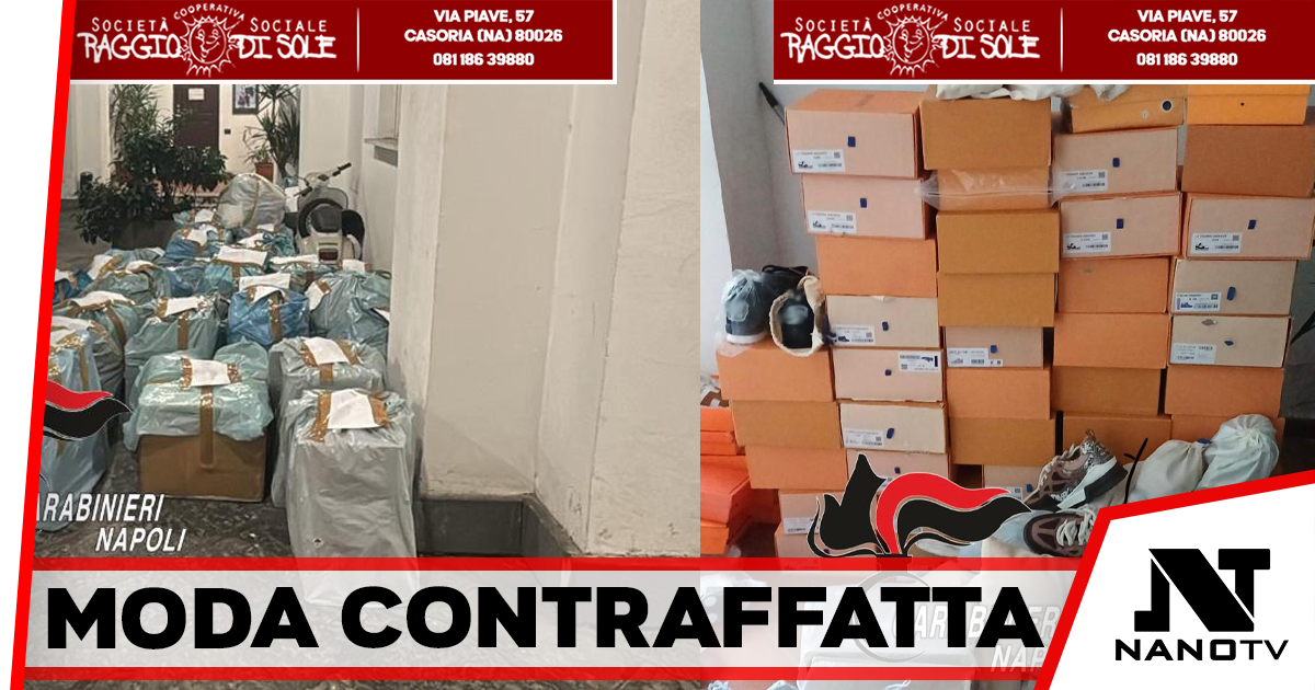 Napoli, boutique del falso nel cuore del Pendino: sequestrati capi contraffatti per 30mila euro