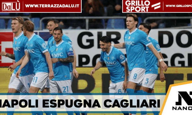 SerieA -il Napoli vince di misura a Cagliari,basta Mc Tominay