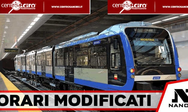 Metro Linea 6 e funicolari, cambiano gli orari a Napoli