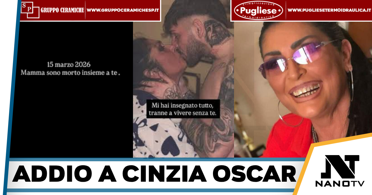Addio a Cinzia Oscar, voce della canzone napoletana,a dare la notizia il figlio Marco Calone