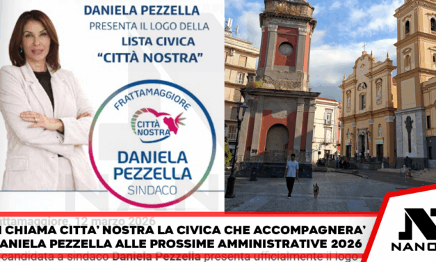 Frattamaggiore. Daniela Pezzella presenta il logo del progetto civico che la vede candidata a Sindaco alle prossime amministrative 2026