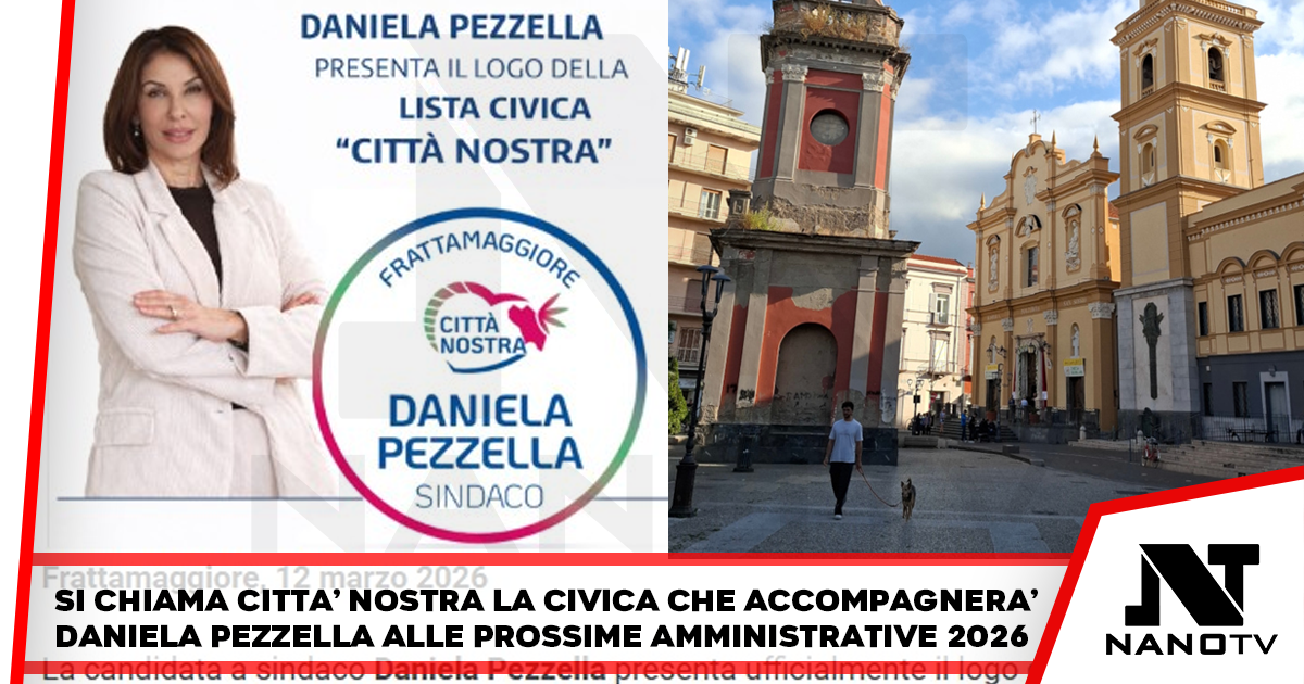 Frattamaggiore. Daniela Pezzella presenta il logo del progetto civico che la vede candidata a Sindaco alle prossime amministrative 2026