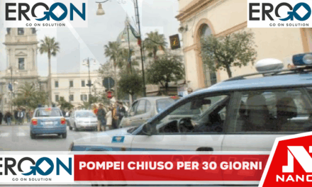 *Pompei: locale chiuso per 30 giorni.*