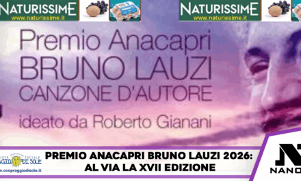 Premio Anacapri Bruno Lauzi 2026: al via la XVII edizione tra musica d’autore e giovani talenti