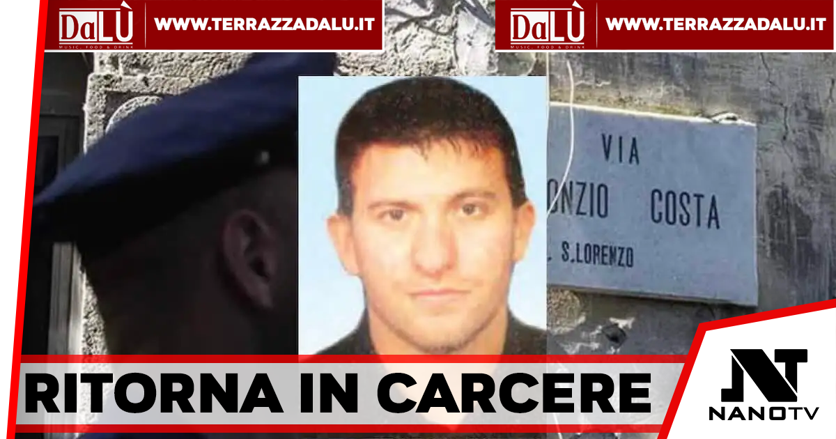 Napoli, torna in carcere Giuseppe “Pino” Buonerba: un anno di libertà dopo oltre vent’anni di detenzione