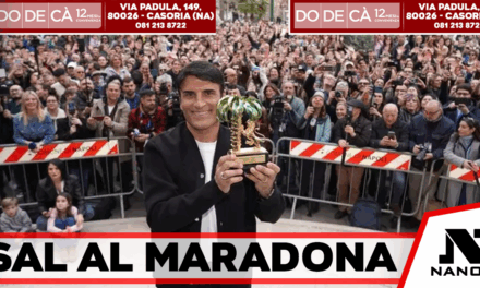 Sal Da Vinci celebrato al Maradona: omaggio dei tifosi del Napoli al vincitore di Sanremo