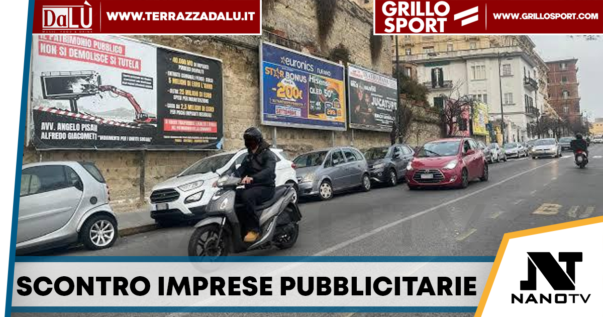 Napoli, scontro tra imprese pubblicitarie e Comune: “Dati mancanti, pronti alle vie legali”