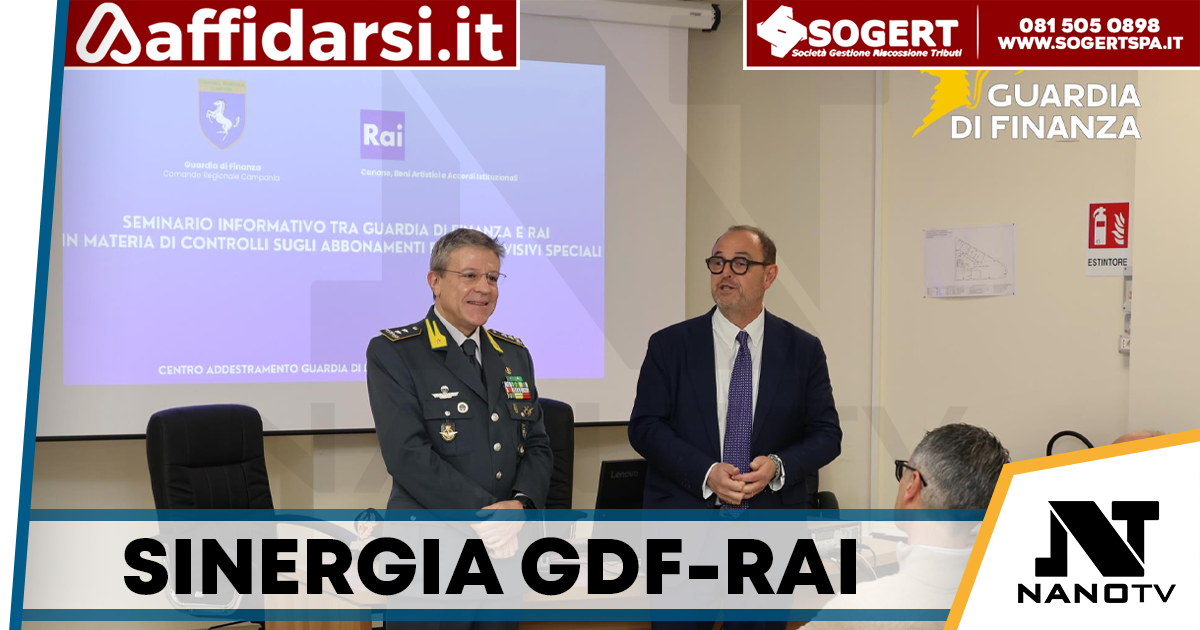 Napoli, seminario formativo su canone speciale: sinergia tra Guardia di Finanza e Rai