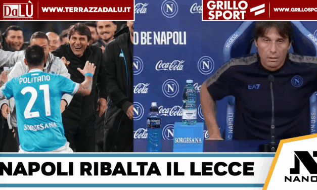 SscNapoli-Entra De Bruyne che illumina e gli azzuri ribaltano il Lecce.Malore per Banda-Conte guarda al futuro