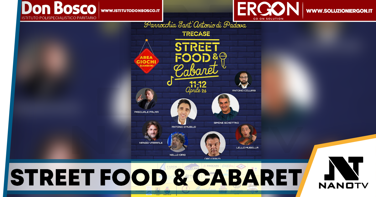 Trecase, due giorni di street food e cabaret per i giovani: “Costruire Ali per il Futuro”