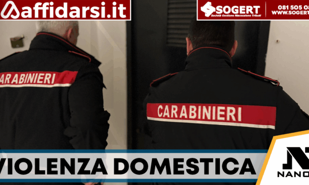 Grumo Nevano, picchia padre e moglie e tenta la fuga: arrestato nel vano dell’ascensore