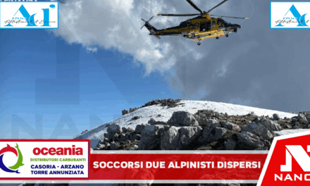 le Fiamme Gialle in soccorso di due alpinisti dispersi sul Monte Cervati