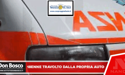 18enne muore schiacciato dalla sua auto nel Beneventano