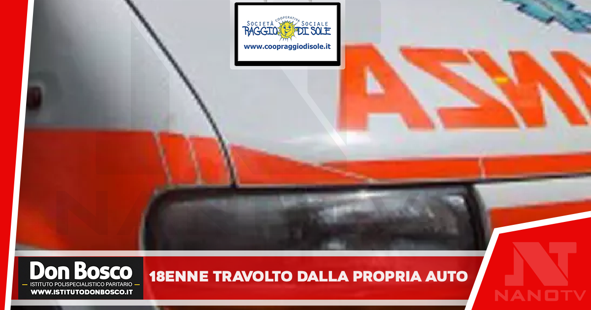 18enne muore schiacciato dalla sua auto nel Beneventano