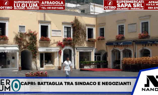 Bar in piazzetta a Capri, è battaglia tra sindaco e negozianti Ricorsi al Tar contro il regolamento invernale. Falco ‘difenderò i diritti dei cittadini’