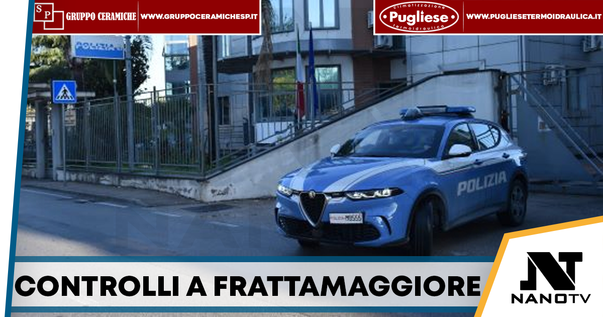 Frattamaggiore, controlli straordinari della Polizia: identificate 70 persone e sanzioni per 6mila euro